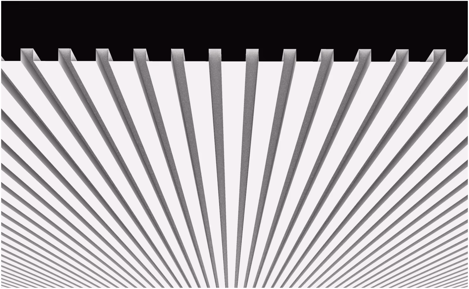 U-Shaped Strip Ceiling installed
