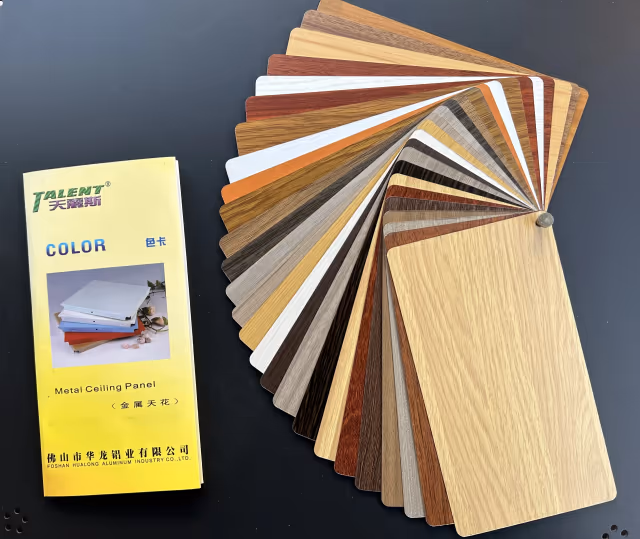 Fan of Talent color and finish samples