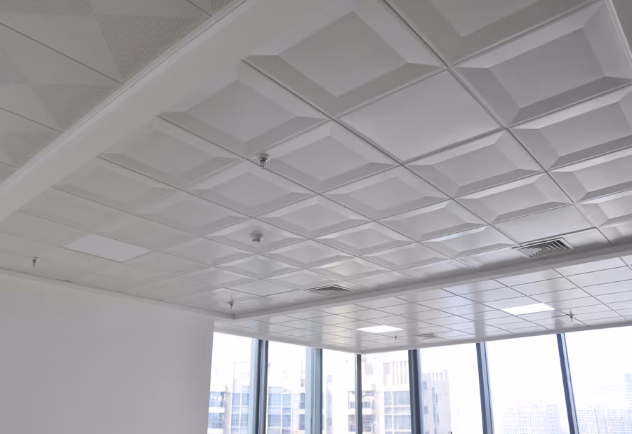 Clip-in ceiling