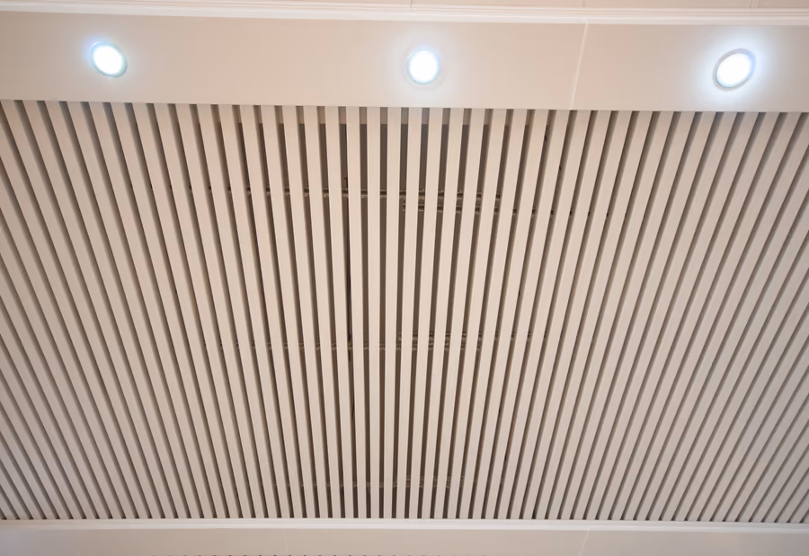 Baffle ceiling