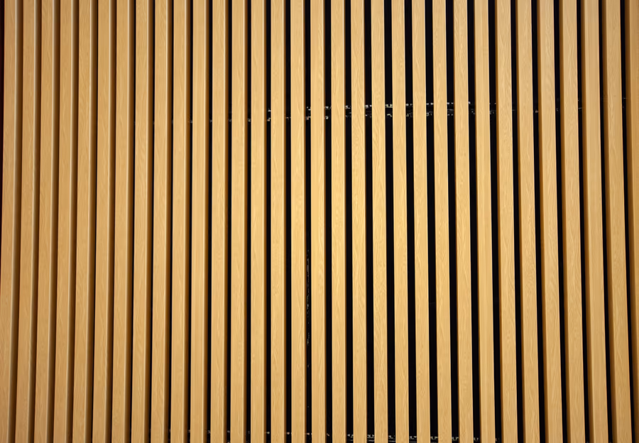 Baffle ceiling
