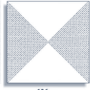 Special perforation pattern 106