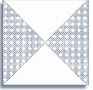 Special perforation pattern 164